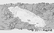 Gray Panoramic Map of Nawnghkio