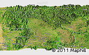 Satellite Panoramic Map of Nawnghkio