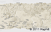 Shaded Relief Panoramic Map of Nawnghkio