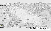 Silver Style Panoramic Map of Nawnghkio