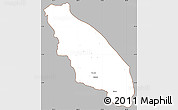 Gray Simple Map of Nawnghkio, cropped outside