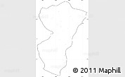 Blank Simple Map of Pang-Yang, cropped outside, no labels