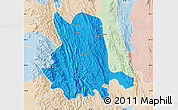 Political Map of Pinlaung, lighten