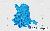Political Map of Pinlaung, single color outside