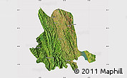 Satellite Map of Pinlaung, cropped outside