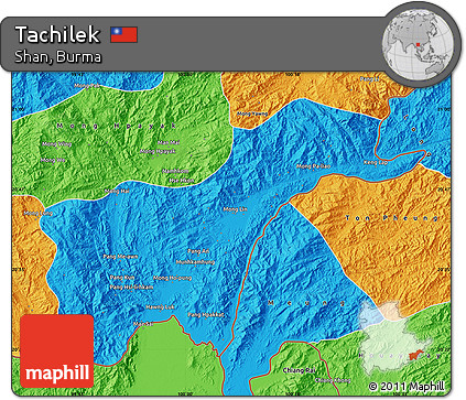 Political Map of Tachilek