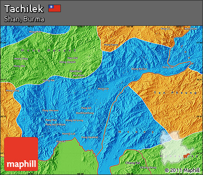 Political Map of Tachilek