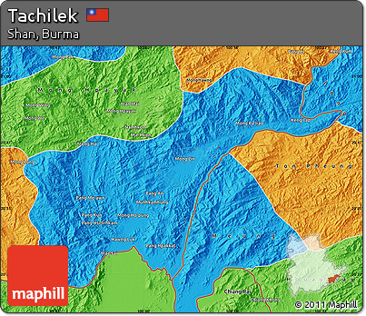 Political Map of Tachilek