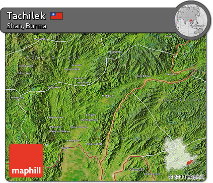 Satellite Map of Tachilek