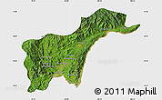 Satellite Map of Tachilek, single color outside