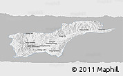 Gray Panoramic Map of Tachilek, single color outside