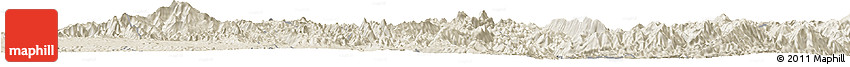 Shaded Relief Horizon Map of Tangyan