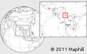 Blank Location Map of Tangyan, within the entire country