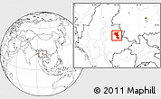 Blank Location Map of Tangyan