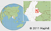 Savanna Style Location Map of Tangyan, highlighted country