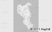 Gray Map of Tangyan, single color outside