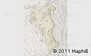 Shaded Relief Map of Tangyan, lighten