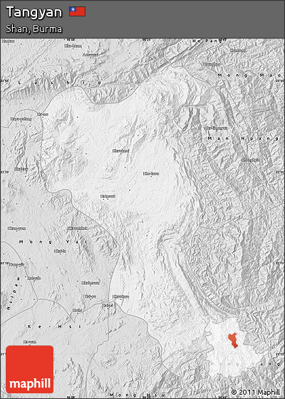 Silver Style Map of Tangyan