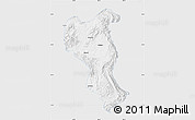 Silver Style Map of Tangyan, single color outside