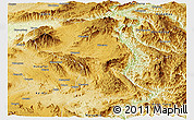 Physical Panoramic Map of Tangyan