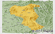 Savanna Style Panoramic Map of Tangyan