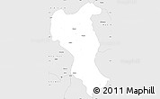 Silver Style Simple Map of Tangyan