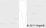 Blank Simple Map of Taunggyi, cropped outside, no labels