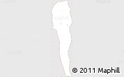 Classic Style Simple Map of Taunggyi, cropped outside