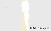 Classic Style Simple Map of Taunggyi, single color outside