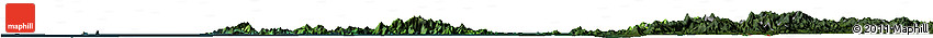 Satellite Horizon Map of Kawthaung, darken