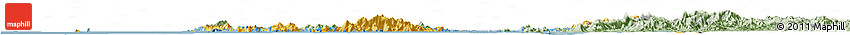 Savanna Style Horizon Map of Kawthaung
