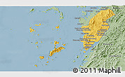 Savanna Style Panoramic Map of Kawthaung