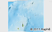 Satellite 3D Map of Cocos Islands, physical outside