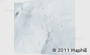 Shaded Relief 3D Map of Cocos Islands, lighten, semi-desaturated