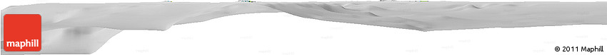 Physical Horizon Map of Cocos Islands, desaturated