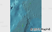 Satellite Map of Cocos Islands, single color outside