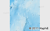 Shaded Relief Map of Cocos Islands, single color outside