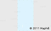 Silver Style Simple Map of Cocos Islands, single color outside