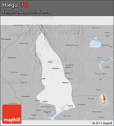 Gray 3D Map of Hlegu