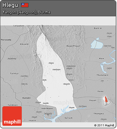 Gray 3D Map of Hlegu