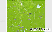 Physical 3D Map of Hlegu