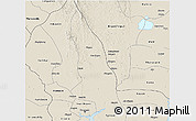 Shaded Relief 3D Map of Hlegu