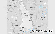 Silver Style 3D Map of Hlegu