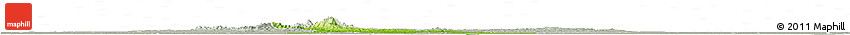 Physical Horizon Map of Hlegu, lighten, semi-desaturated
