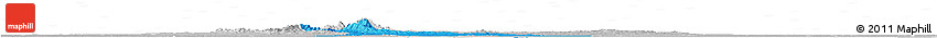 Political Horizon Map of Hlegu, lighten, desaturated