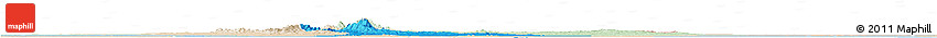 Political Horizon Map of Hlegu, lighten