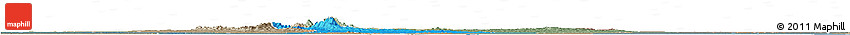 Political Horizon Map of Hlegu, semi-desaturated
