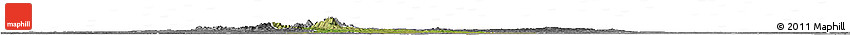 Satellite Horizon Map of Hlegu, desaturated