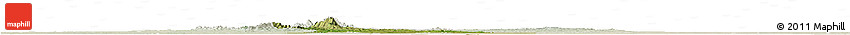 Satellite Horizon Map of Hlegu, lighten
