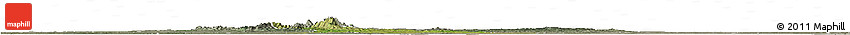 Satellite Horizon Map of Hlegu, semi-desaturated